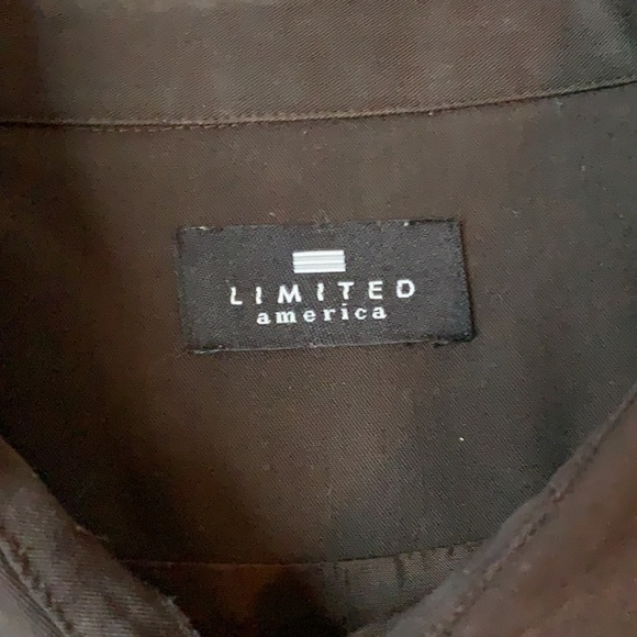 𝅺LIMITED America Brown Button up Dress - Picture 4 of 4